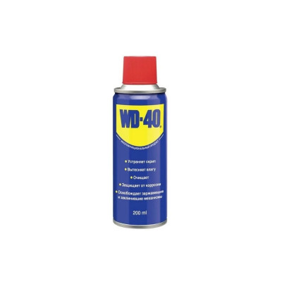 Смазочно-очистительная смесь WD-40 200 мл Смазочно-очистительная смесь WD-40 200 мл