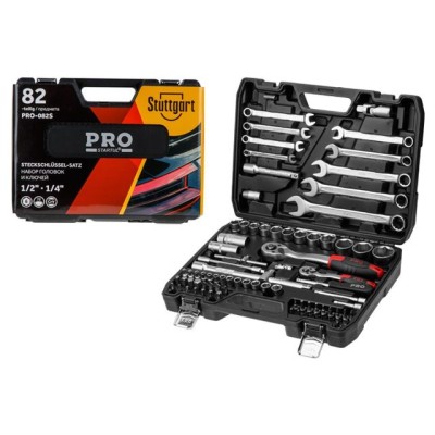 Набор головок и ключей 82пр. 1/4",1/2" PRO STARTUL STUTTGART (PRO-082S) Набор головок и ключей 82пр. 1/4",1/2" PRO STARTUL STUTTGART (PRO-082S)