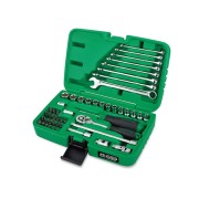 Набор головок и ключей 49 предм. 1/4" 12гр. TOPTUL