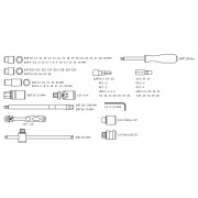 Набор головок и бит 108пр. ТРЕК