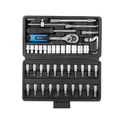 Набор головок и бит 46пр. TREK Набор головок и бит 46пр. TREK