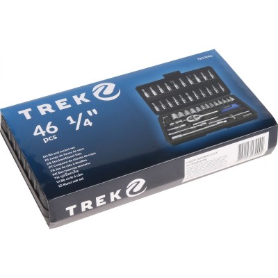 Набор головок и бит 46пр. TREK Набор головок и бит 46пр. TREK