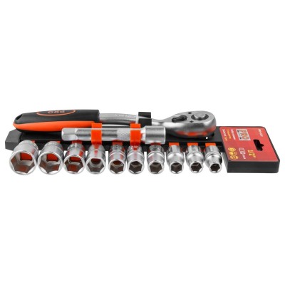 Набор головок 1/2" 10-24мм 12предм. PRO STARTUL (PRO-41212) Набор головок 1/2" 10-24мм 12предм. PRO STARTUL (PRO-41212)