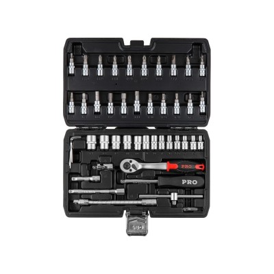 Набор головок и бит 46пр. 1/4" PRO STARTUL STUTTGART (PRO-046S) Набор головок и бит 46пр. 1/4" PRO STARTUL STUTTGART (PRO-046S)