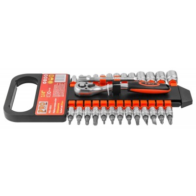 Набор головок и бит 28пр. 1/4" PRO STARTUL (PRO-42814) Набор головок и бит 28пр. 1/4" PRO STARTUL (PRO-42814)