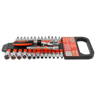 Набор головок и бит 28пр. 1/4" PRO STARTUL (PRO-42814) Набор головок и бит 28пр. 1/4" PRO STARTUL (PRO-42814)