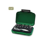 Набор головок MINI 1/4" 4-13мм 13предм. 6гр. TOPTUL