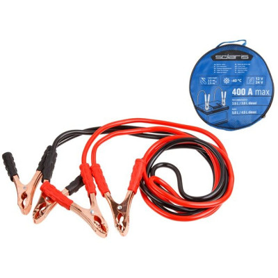 Провода прикуривания 400 Ампер SOLARIS Провода прикуривания 400 Ампер SOLARIS