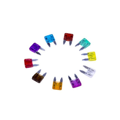 Набор автомобильных предохранителей "мини" (в пластик. коробке 100шт.) REXANT Набор автомобильных предохранителей "мини" (в пластик. коробке 100шт.) REXANT