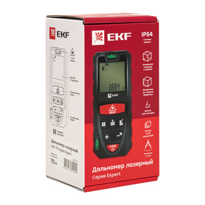 Дальномер лазерный LDM-70 (70 м) EKF Expert Дальномер лазерный LDM-70 (70 м) EKF Expert