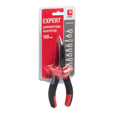 Длинногубцы изогнутые Expert 160 мм EKF Длинногубцы изогнутые Expert 160 мм EKF