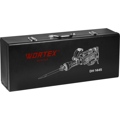 Отбойный молоток WORTEX DH 1445 в чем. 1400 Вт, 45 Дж, HEX 30, 1800 уд/мин Отбойный молоток WORTEX DH 1445 в чем. 1400 Вт, 45 Дж, HEX 30, 1800 уд/мин