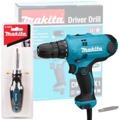 Дрель-шуруповерт MAKITA DF0300X1 в кор. + Отвертка D-58833 Дрель-шуруповерт MAKITA DF0300X1 в кор. + Отвертка D-58833