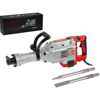 Отбойный молоток WORTEX DH 1445 в чем. 1400 Вт, 45 Дж, HEX 30, 1800 уд/мин Отбойный молоток WORTEX DH 1445 в чем. 1400 Вт, 45 Дж, HEX 30, 1800 уд/мин