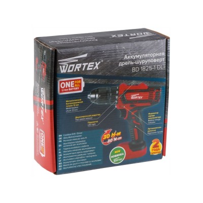 Аккум. дрель-шуруповерт WORTEX BD 1825-1 DLi в кор. ALL1 XLT Аккум. дрель-шуруповерт WORTEX BD 1825-1 DLi в кор. ALL1 XLT
