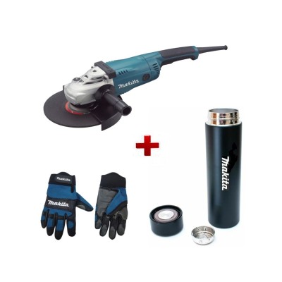 Двуручная углошлифмашина MAKITA GA 9020 в кор. + АКЦИЯ термос и перчатки в подарок Двуручная углошлифмашина MAKITA GA 9020 в кор. + АКЦИЯ термос и перчатки в подарок