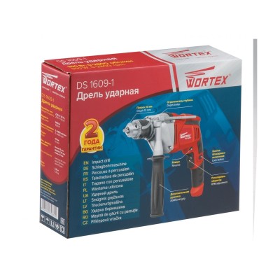 Дрель ударная WORTEX DS 1609-1 в кор. 900 Вт, 1 скор., 30 мм в дер. Дрель ударная WORTEX DS 1609-1 в кор. 900 Вт, 1 скор., 30 мм в дер.
