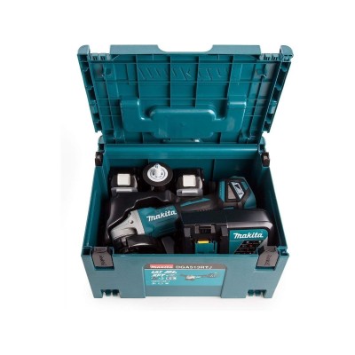 Аккум. углошлифмашина MAKITA LXT DGA 513 RTJ в кор. Аккум. углошлифмашина MAKITA LXT DGA 513 RTJ в кор.
