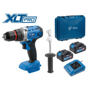 Аккум. дрель-шуруповерт BULL SR 1802 в чем. XLTpro БЕСЩЕТ., 18 В, 80 Н*м, 2*4 А*ч, БЗП 13 мм