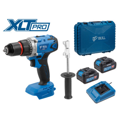 Аккум. дрель-шуруповерт BULL SR 1802 в чем. XLTpro БЕСЩЕТ., 18 В, 80 Н*м, 2*4 А*ч, БЗП 13 мм Аккум. дрель-шуруповерт BULL SR 1802 в чем. XLTpro БЕСЩЕТ., 18 В, 80 Н*м, 2*4 А*ч, БЗП 13 мм