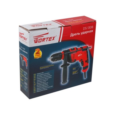 Дрель ударная WORTEX DS 1308 в кор. 650 Вт, 1 скор, 25 мм в дер. Дрель ударная WORTEX DS 1308 в кор. 650 Вт, 1 скор, 25 мм в дер.