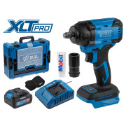 Аккум. ударный гайковерт BULL SC 1804 Xcase XLTpro БЕСЩЕТ., 18 В, 400 Н*м, 1/2", 1х4 А*ч, з/у 4 А