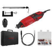 Гравер электрический WORTEX MG 3219 E в чем. +аксессуары 185 вт, 8000-35000 об/мин, цанга 2.4/3.2 мм