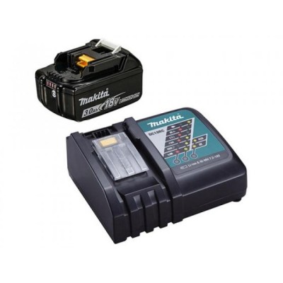 Комплект аккумулятор LXT 18.0 В BL1830B 1 шт. + зарядное устройство DC18SD Комплект аккумулятор LXT 18.0 В BL1830B 1 шт. + зарядное устройство DC18SD