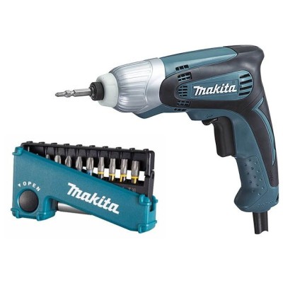 Шуруповерт MAKITA TD 0100 в кор. + Акция (набор насадок) Шуруповерт MAKITA TD 0100 в кор. + Акция (набор насадок)