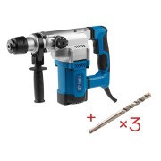 Перфоратор BULL BH 3601 в чем. + АКЦИЯ (3 бура SDS-Plus 8,10,12 DIAGER в подарок)