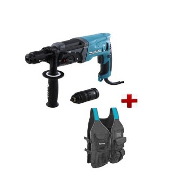 Перфоратор MAKITA HR 2470 FT в чем. + АКЦИЯ Жилет монтажника в подарок Перфоратор MAKITA HR 2470 FT в чем. + АКЦИЯ Жилет монтажника в подарок