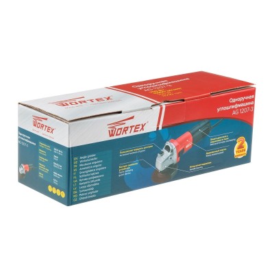 Одноручная углошлифмашина WORTEX AG 1207-3 в кор. 750 Вт, 125 мм, 11000 об/мин Одноручная углошлифмашина WORTEX AG 1207-3 в кор. 750 Вт, 125 мм, 11000 об/мин