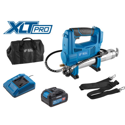 Аккум. шприц для смазки BULL CGG 6818 в кор. XLTpro SET 18 В, 690 атм., 255 г/мин, 1х4 А*ч, з/у 4 А Аккум. шприц для смазки BULL CGG 6818 в кор. XLTpro SET 18 В, 690 атм., 255 г/мин, 1х4 А*ч, з/у 4 А