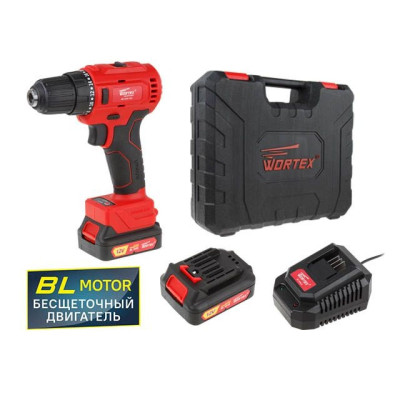 Аккум. дрель-шуруповерт WORTEX BD 1220-1 DLi в чем. БЕСЩЕТ, 12 В, 40 Н*м, 2х1.5 А*ч, БЗП 10 мм Аккум. дрель-шуруповерт WORTEX BD 1220-1 DLi в чем. БЕСЩЕТ, 12 В, 40 Н*м, 2х1.5 А*ч, БЗП 10 мм