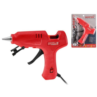 Пистолет клеевой WORTEX LX GG 1140-4 в блистере 40 Вт, 11,2 мм, 6 г/мин Пистолет клеевой WORTEX LX GG 1140-4 в блистере 40 Вт, 11,2 мм, 6 г/мин