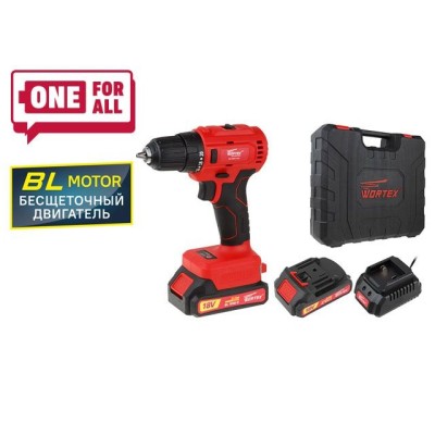 Аккум. дрель-шуруповерт WORTEX BD 2025-1 DLi в чем. ALL1 XLT БЕСЩЕТ, 18 В, 50 Н*м, 2х1,5 А*ч, БЗП 10 Аккум. дрель-шуруповерт WORTEX BD 2025-1 DLi в чем. ALL1 XLT БЕСЩЕТ, 18 В, 50 Н*м, 2х1,5 А*ч, БЗП 10