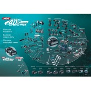 Аккум. дрель-шуруповерт MAKITA XGT DF 001 GD201 в кор.