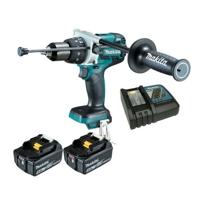 Аккум. ударная дрель-шуруповерт MAKITA LXT DHP 481 RTE в чем. Аккум. ударная дрель-шуруповерт MAKITA LXT DHP 481 RTE в чем.