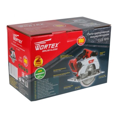 Аккум. циркулярная пила WORTEX CCS 1819 в кор. ALL1 XLT SOLO Аккум. циркулярная пила WORTEX CCS 1819 в кор. ALL1 XLT SOLO