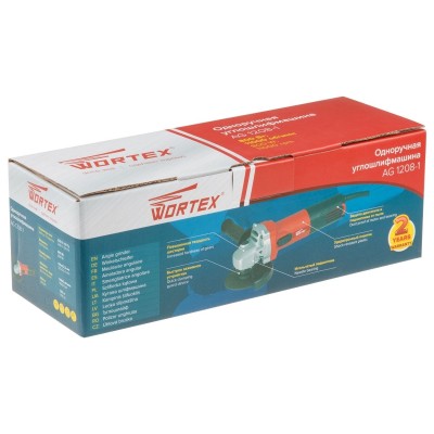 Одноручная углошлифмашина WORTEX AG 1208-1 в кор. 800 Вт, 125 мм, 11000 об/мин Одноручная углошлифмашина WORTEX AG 1208-1 в кор. 800 Вт, 125 мм, 11000 об/мин
