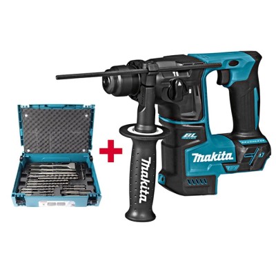 Аккум. перфоратор MAKITA LXT DHR 171 RTJ в чем. + Набор насадок MAKITA (17 шт.) (B-53877) Аккум. перфоратор MAKITA LXT DHR 171 RTJ в чем. + Набор насадок MAKITA (17 шт.) (B-53877)