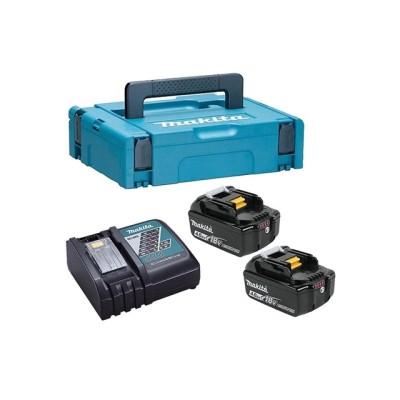 Комплект аккумулятор LXT 18.0 В BL1840B 2 шт. + зарядное устройство DC18RC в кейсе Комплект аккумулятор LXT 18.0 В BL1840B 2 шт. + зарядное устройство DC18RC в кейсе