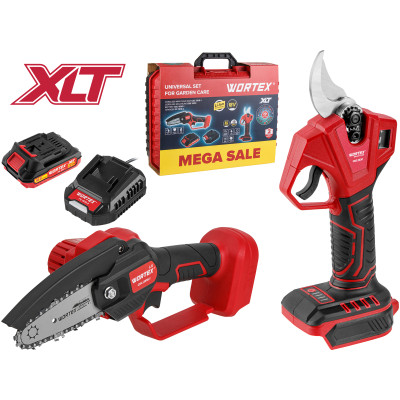 Набор аккум. инструмента WORTEX мини-пила + секатор в чем. ALL1 XLT SET СКИДКА -28% Набор аккум. инструмента WORTEX мини-пила + секатор в чем. ALL1 XLT SET СКИДКА -28%