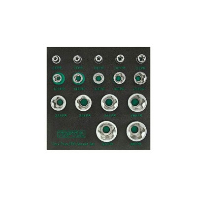 Набор головок 1/4", 3/8", 1/2" 6EPR-32EPR 16предм. TOPTUL (GABF1601) Набор головок 1/4", 3/8", 1/2" 6EPR-32EPR 16предм. TOPTUL (GABF1601)
