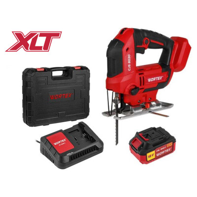 Аккум. лобзик WORTEX CJS 8030 в чем. ALL1 XLT SET 18 В, 500-3000 об/мин, 85 мм, 1х4 А*ч Аккум. лобзик WORTEX CJS 8030 в чем. ALL1 XLT SET 18 В, 500-3000 об/мин, 85 мм, 1х4 А*ч