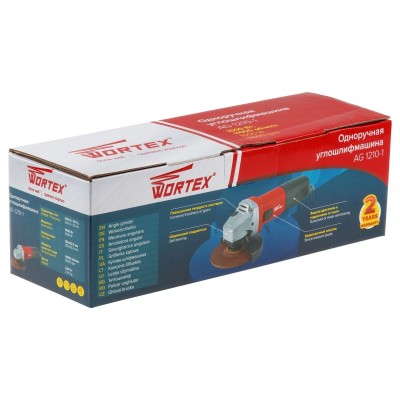 Одноручная углошлифмашина WORTEX AG 1210-1 в кор. 1000 Вт, 125 мм, 11000 об/мин Одноручная углошлифмашина WORTEX AG 1210-1 в кор. 1000 Вт, 125 мм, 11000 об/мин