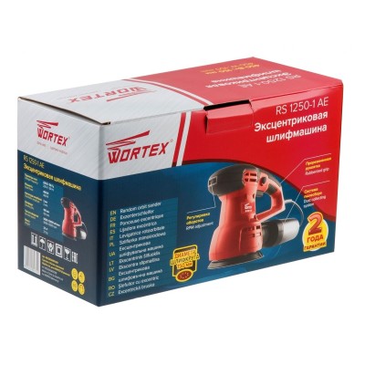 Эксцентриковая шлифмашина WORTEX RS 1250-1 AE в кор. 450 Вт, 150 мм, 5000-13000 об/мин Эксцентриковая шлифмашина WORTEX RS 1250-1 AE в кор. 450 Вт, 150 мм, 5000-13000 об/мин