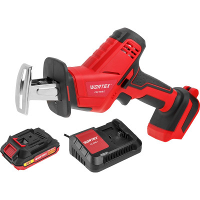 Аккум. сабельная пила WORTEX CSR 1018 E в чем. ALL1 XLT SET 18В, 1 акк., 2 Ач, дер. 100 мм Аккум. сабельная пила WORTEX CSR 1018 E в чем. ALL1 XLT SET 18В, 1 акк., 2 Ач, дер. 100 мм