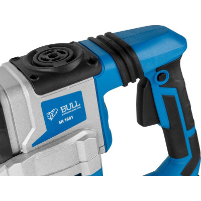 Отбойный молоток BULL SH 1601 в чем. 1500 Вт, 9-25 Дж, SDS-max, 900-2100 уд/мин, 5м кабель Отбойный молоток BULL SH 1601 в чем. 1500 Вт, 9-25 Дж, SDS-max, 900-2100 уд/мин, 5м кабель