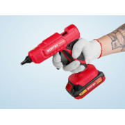 Аккум. клеевой пистолет WORTEX CGG 1118 в кор. ALL1 XLT с акб и з/у SET 18В, 11 мм